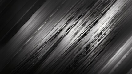 Abstract Diagonal Lines Grey Black Background