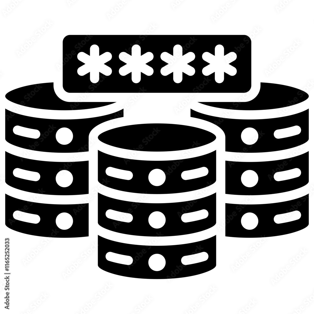 Poster database password icon