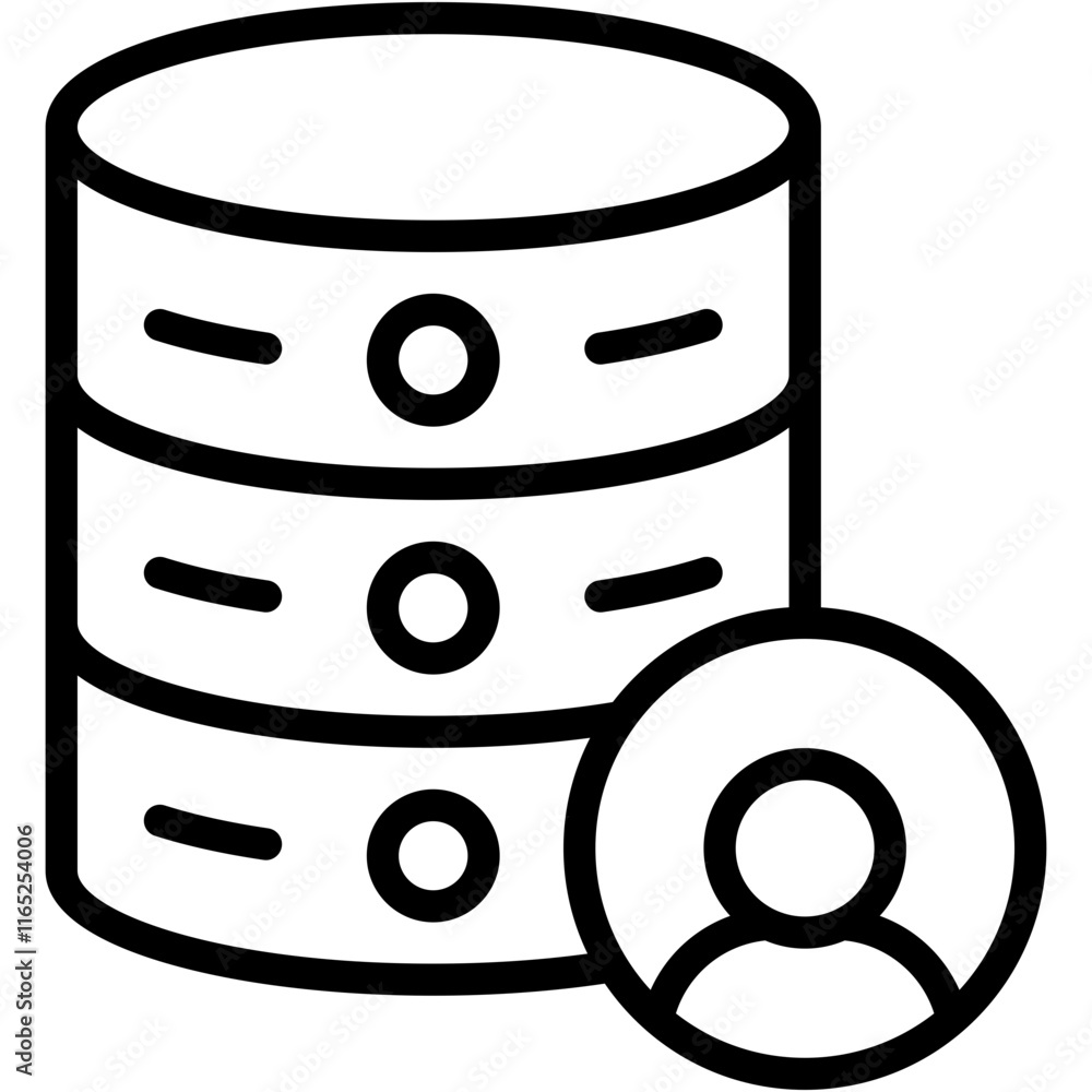 Poster database user icon