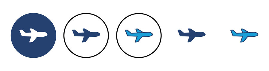 Plane icon vector. Airplane icon vector. Flight transport symbol. Travel illustration. Holiday symbol