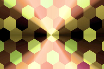 abstract background with hexagons