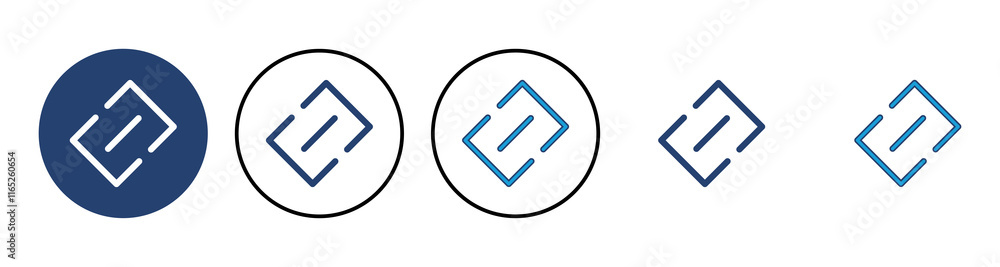 Poster link icon vector. hyperlink chain symbol.