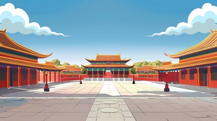 Architecture landscape Art prints Ancient chinese