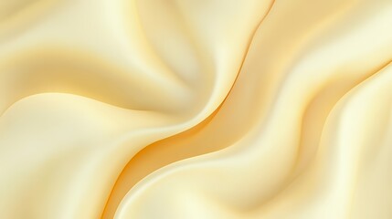 Obraz premium Soft Pale Yellow Silk Draped Fabric Texture