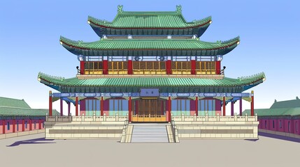 Obraz premium Architecture landscape Art prints Ancient chinese