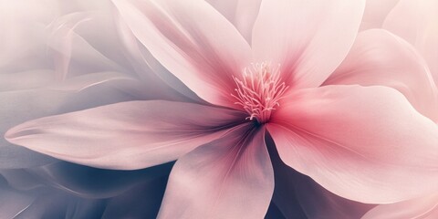 Fototapeta premium Pink Flower Close Up