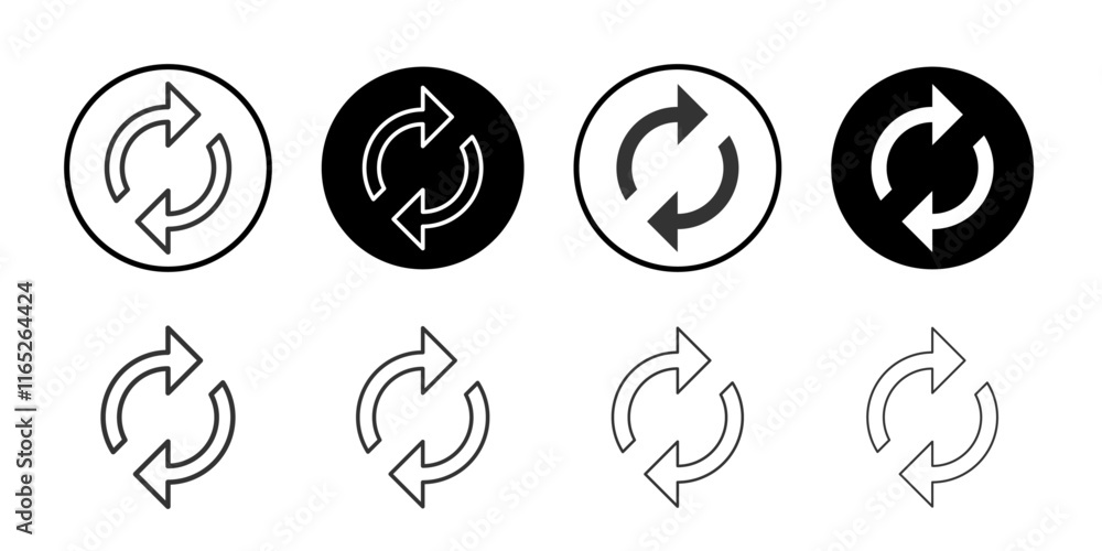 Poster update icon simple vector symbol