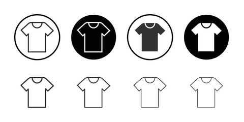 T-shirt icon simple vector symbol