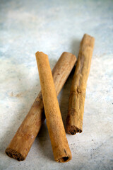 Organic Dried Cinnamon Bark Sticks Still Life