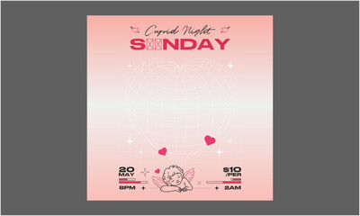 Night Party Socials Media