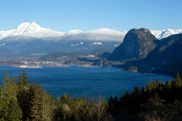 Stawamus Chief Provincial Park Mount Garibaldi Squamish Howe Sound British Columbia Canada