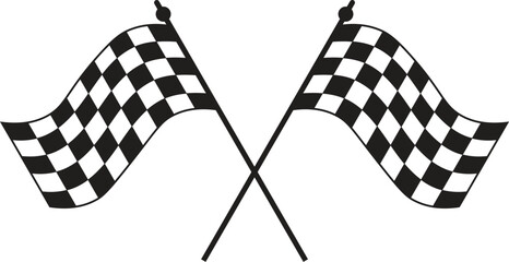 Double Checkered Racing flags eps vector file car racing flag, motorbike racing, formula1 championship, finnish line flag