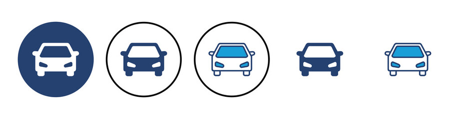 Obraz premium Car icon vector. car vector icon. small sedan