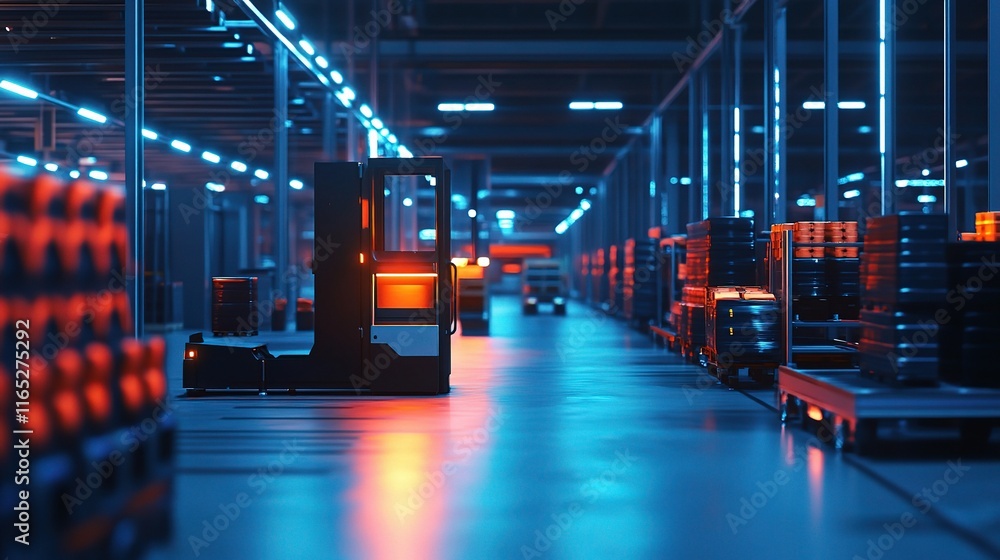 Poster advanced technology in an automated warehouse environment