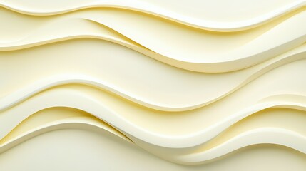 Fototapeta premium Abstract Creamy Wave Pattern Background Design