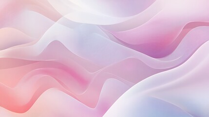 Obraz premium Abstract Pink and White Wave Pattern Design