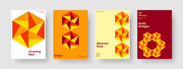 Abstract Book Cover Design. Geometric Background Layout. Isolated Flyer Template. Poster. Business Presentation. Brochure. Banner. Report. Advertising. Catalog. Handbill. Magazine. Journal. Leaflet