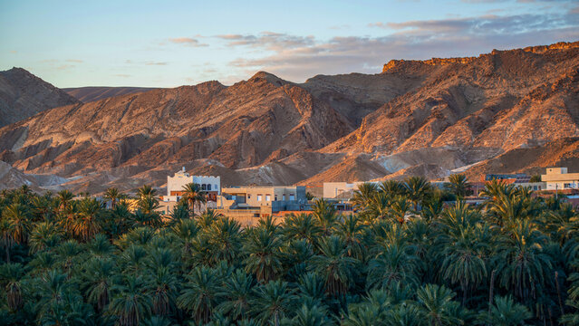 L'oasis de montagne de Tamerza en Tunisie