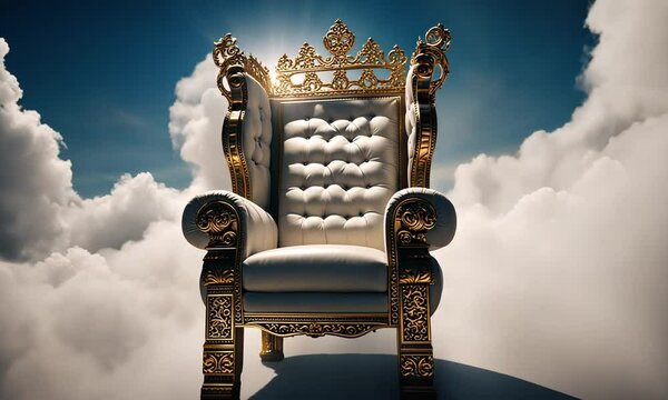 Throne in heaven.