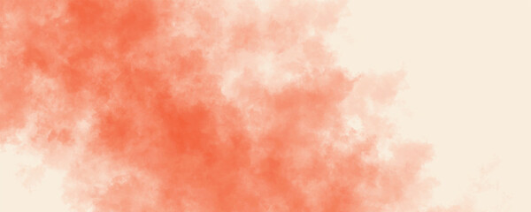 Pastel Peach and Coral Watercolor Background with Subtle Faded Patterns
