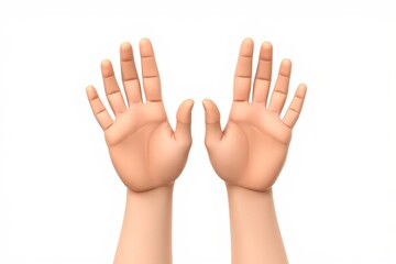 Fototapeta premium there is a pair of hands that are on a white surface