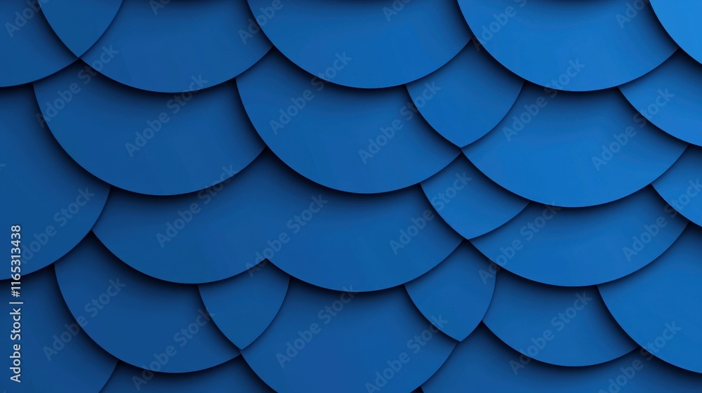 Poster dynamic blue scale patterns abstract art digital creation vibrant environment close-up view modern d