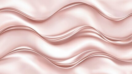 Obraz premium Elegant flowing pink silk texture digital art abstract design soft aesthetic high-resolution luxurious concept