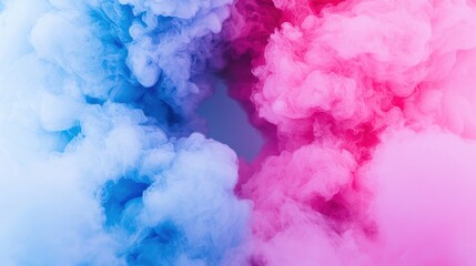 Fototapeta premium Colorful smoke art display studio digital art vibrant environment abstract viewpoint creative concept for visual impact