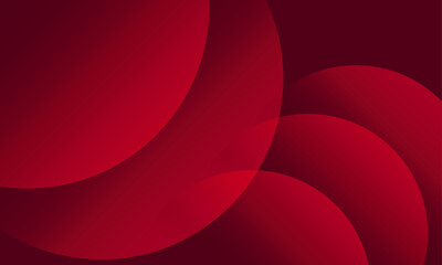 Red circle color gradient background for business, card, presentation, banner, etc