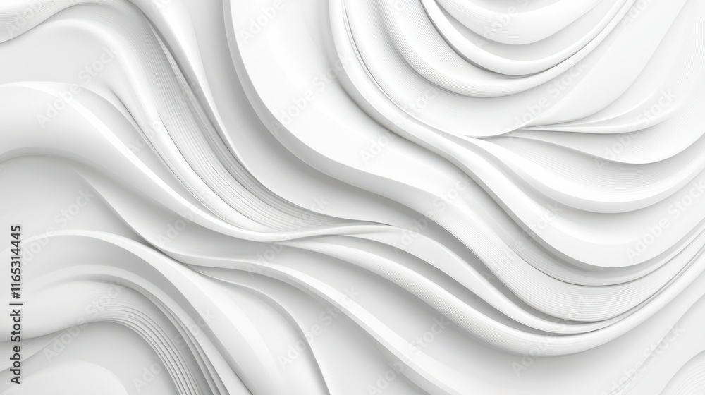 Poster fluid wave patterns abstract art digital design contemporary style close-up view modern aesthetics f
