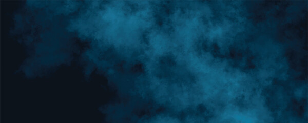 Obraz premium Calm and Peaceful Watercolor Waves Merging Harmoniously in Various Shades of Blue to Create a Soothing Visual Masterpiece 
