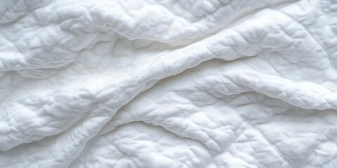 soft quilted texture in bright white for a cozy background