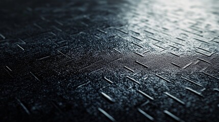 Dark abstract metallic background reflecting light showing intricate patterns