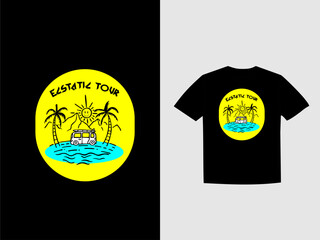 Holiday themed t-shirt logo