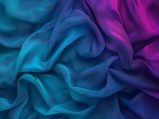 Obraz premium smooth gradient in vibrant cyan and royal blue tones 