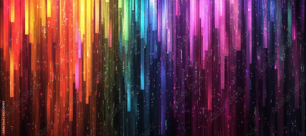 Poster colorful abstract vertical pattern glass backdrop. generative ai technology.