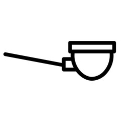 Water Modern Spoon Line Icon