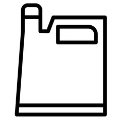 Semi Rigid Plastic Line Icon