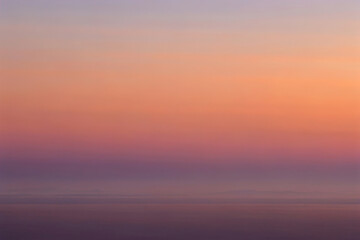 Dusk Horizon - Pale Lavender to Soft Orange Gradient with Gentle Fade