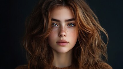 Fototapeta premium rich amber tones with natural glowing highlights 
