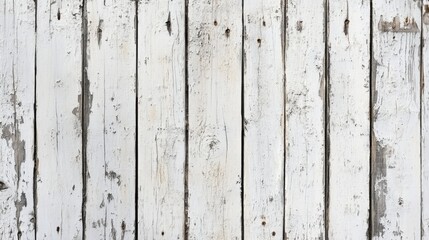 Fototapeta premium White painted wood wall close-up