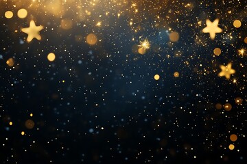 Fototapeta premium abstract yellow background with some smooth lines in it and some sparkles in it