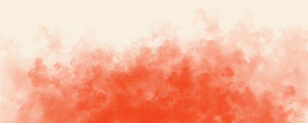 Warm and Radiant Orange Watercolor Wash Featuring Subtle Blends and Pastel Tones
