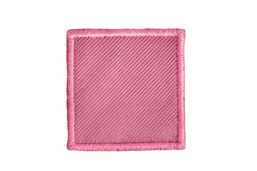 Pink patch isolated