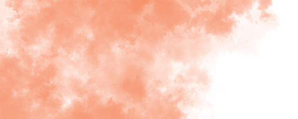 A Beautiful Display of Peach Clouds and White Mist Embracing in Tranquil Balance
