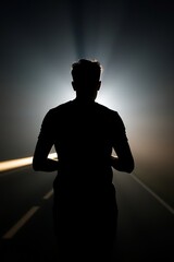 silhouette of a person