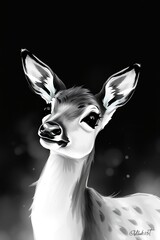 portrait of a rabbit