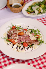 Grilled Steak Salad with Arugula and Parmesan