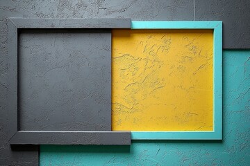 Abstract Textured Wall Art With Frames