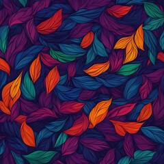 vibrant abstract pattern with curving lines and sharp edges 